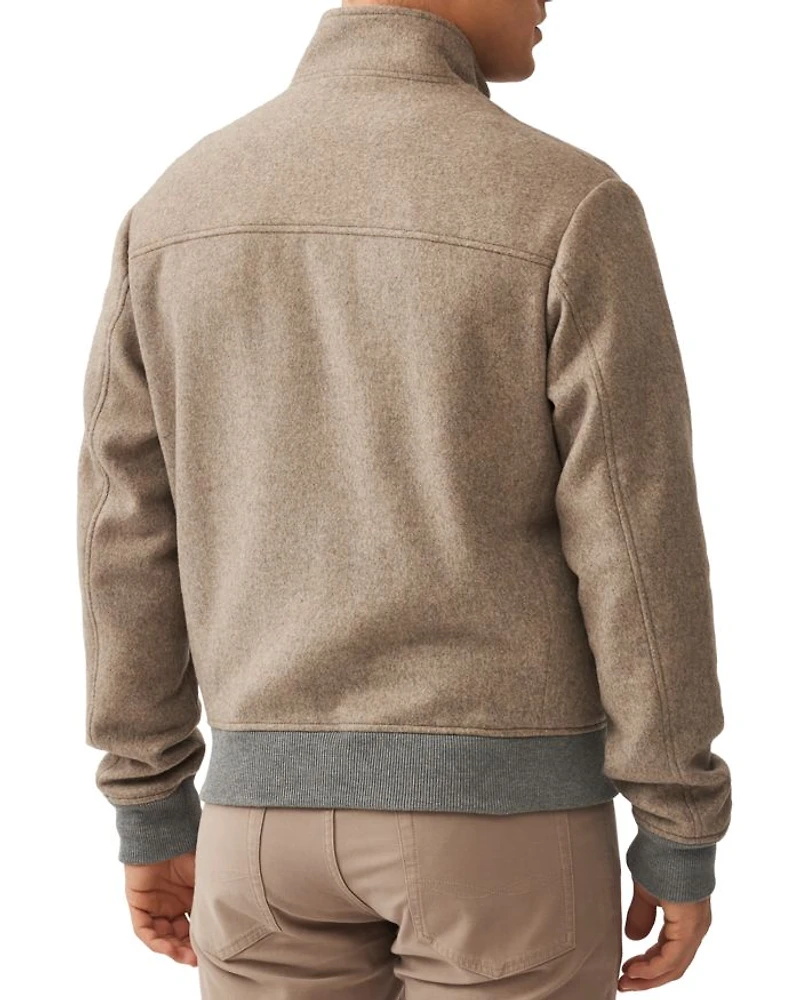 Lake Taylor Wool & Nylon Bomber Jacket