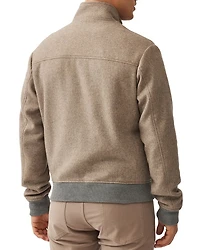 Lake Taylor Wool & Nylon Bomber Jacket
