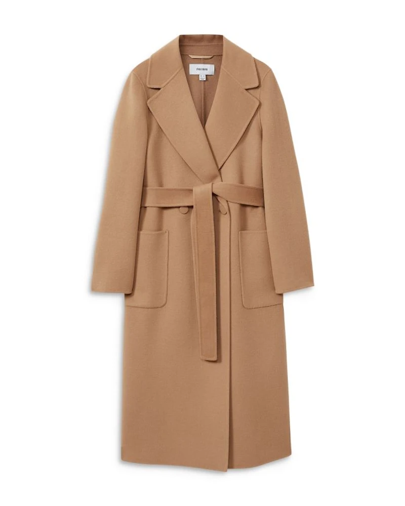 Lucia Wool Blend Double Breasted Blindseam Coat