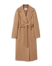 Lucia Wool Blend Double Breasted Blindseam Coat