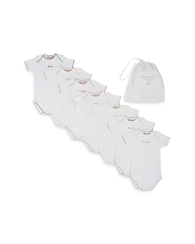 Bonpoint Unisex 7-Piece Bodysuit Set - Baby