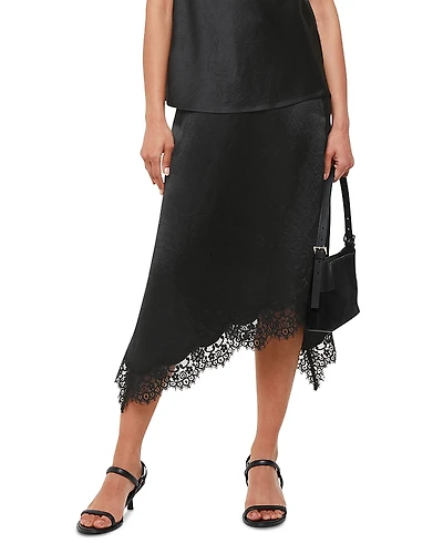 Whistles Lace Insert Midi Skirt