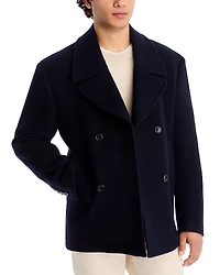 Cardinal Of Canada Wool & Cashmere Double Breasted Peacoat