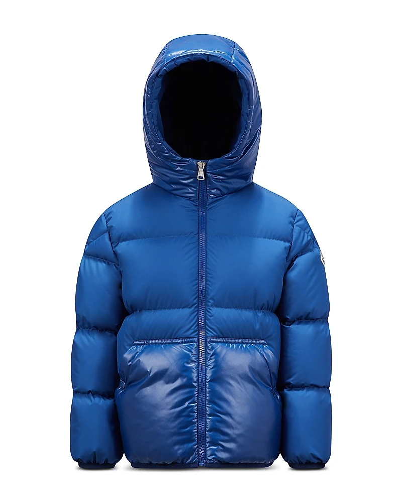 Moncler Boys' Barin Quilted Full Zip Down Puffer - Little Kid