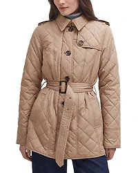 Barbour Tummel Box Quilt Trench Jacket