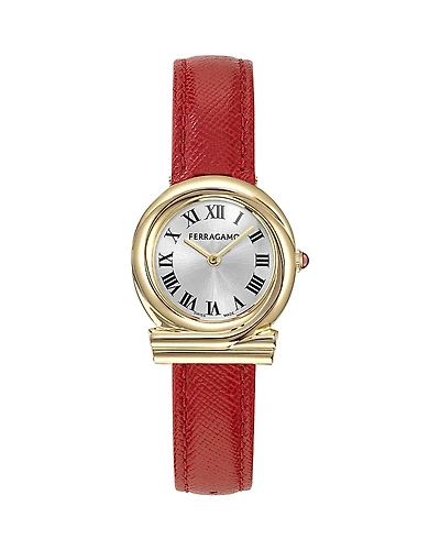 Ferragamo Gancini Twisted Watch, 28mm