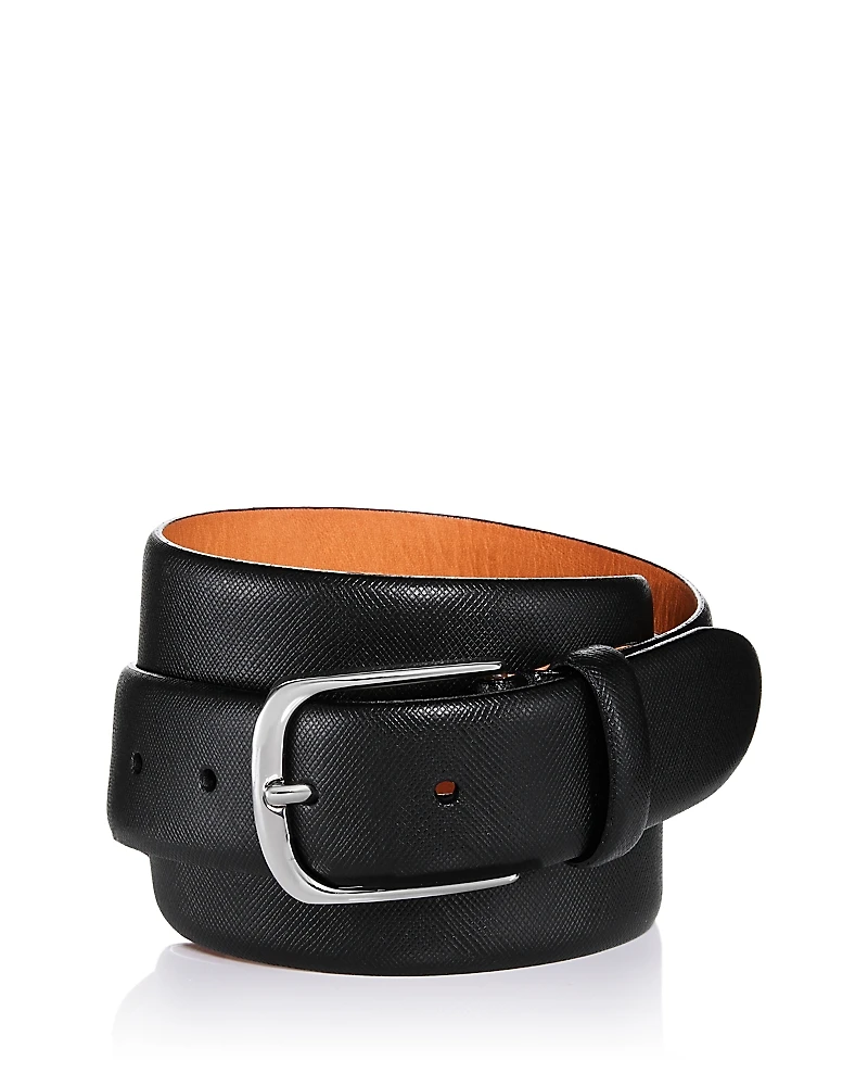 The Men's Store at Bloomingdale's Saffiano Leather Belt - Exclusive