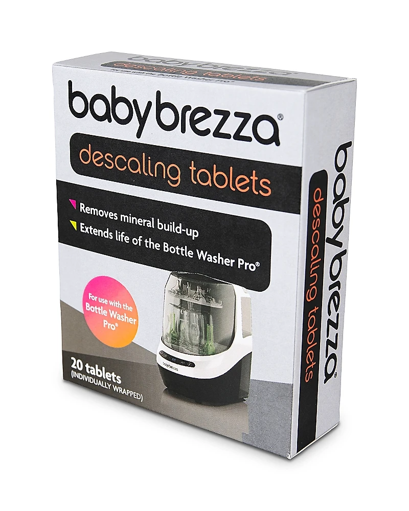 Baby Brezza Descaling Tablets for Baby Brezza Bottle Washer Pro and All Brands of Bottle Washers