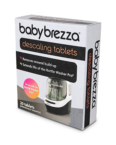Baby Brezza Descaling Tablets for Baby Brezza Bottle Washer Pro and All Brands of Bottle Washers