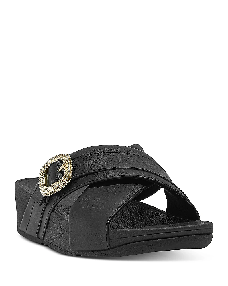 FitFlop Women's Lulu Crystal Buckle Sandals