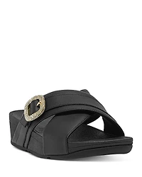 FitFlop Women's Lulu Crystal Buckle Sandals