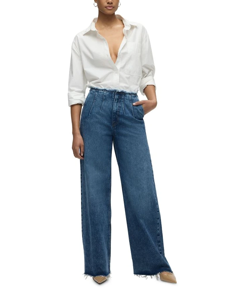 High Rise Wide Leg Jeans Mallorca