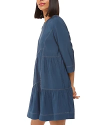 Whistles Phoebe Seam Trapeze Dress