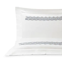 Basketweave Embroidery Sham