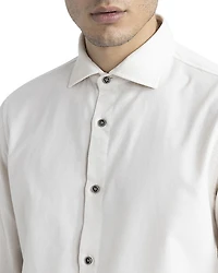 Garment Dyed Corduroy Button Front Shirt