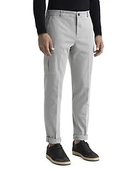 Cotton Blend Regular Fit Cargo Chino Pants