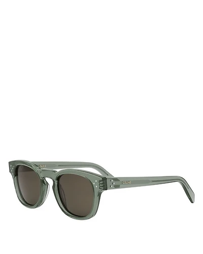 3 Dots Geometric Sunglasses, 49mm