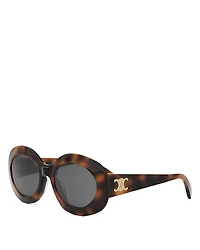 Celine Triomphe Round Sunglasses, 54mm