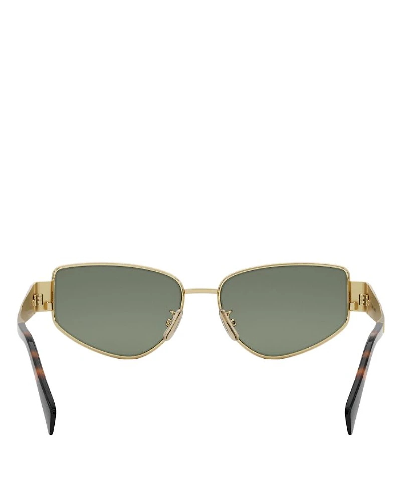 Triomphe Cat Eye Sunglasses, 55mm
