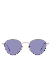 Slim Round Sunglasses, 49mm