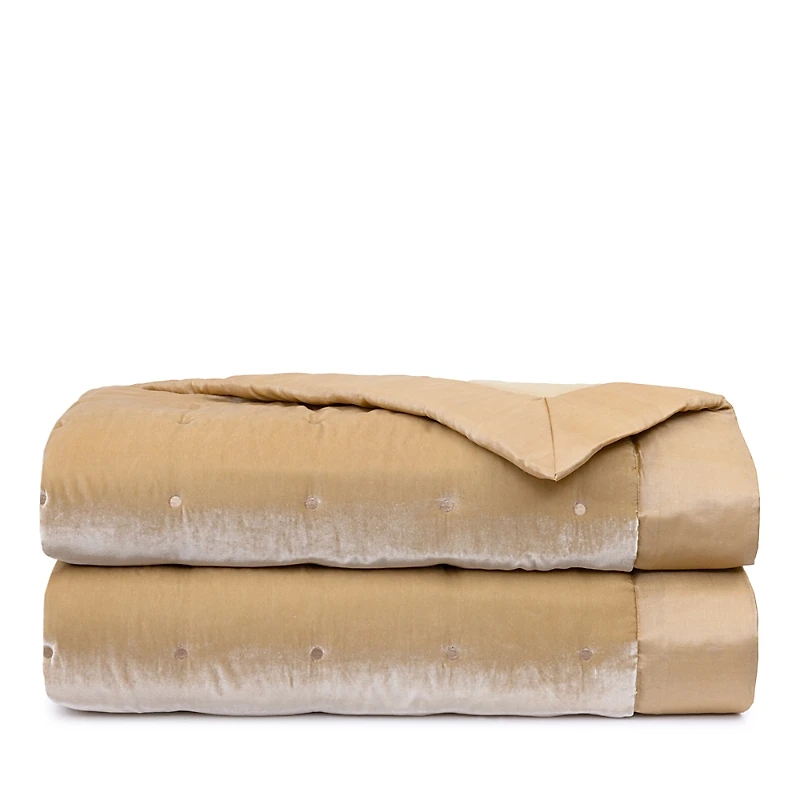 Yves Delorme Cocon Velvet Counterpane Quilt