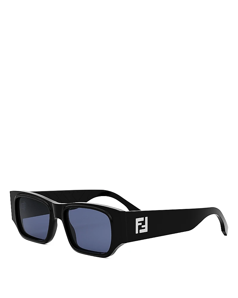 Fendi Ff Squared Rectangular Sunglasses, 54mm