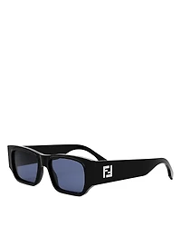 Fendi Ff Squared Rectangular Sunglasses, 54mm