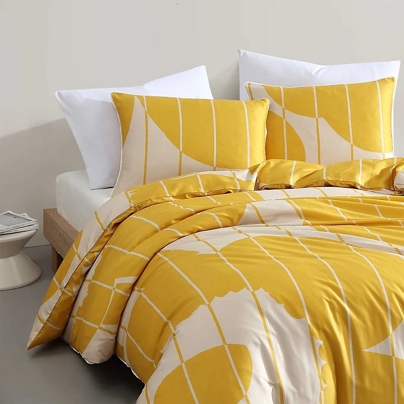 Marimekko Vesi Unikko Cotton Sateen Floral Duvet Cover Set