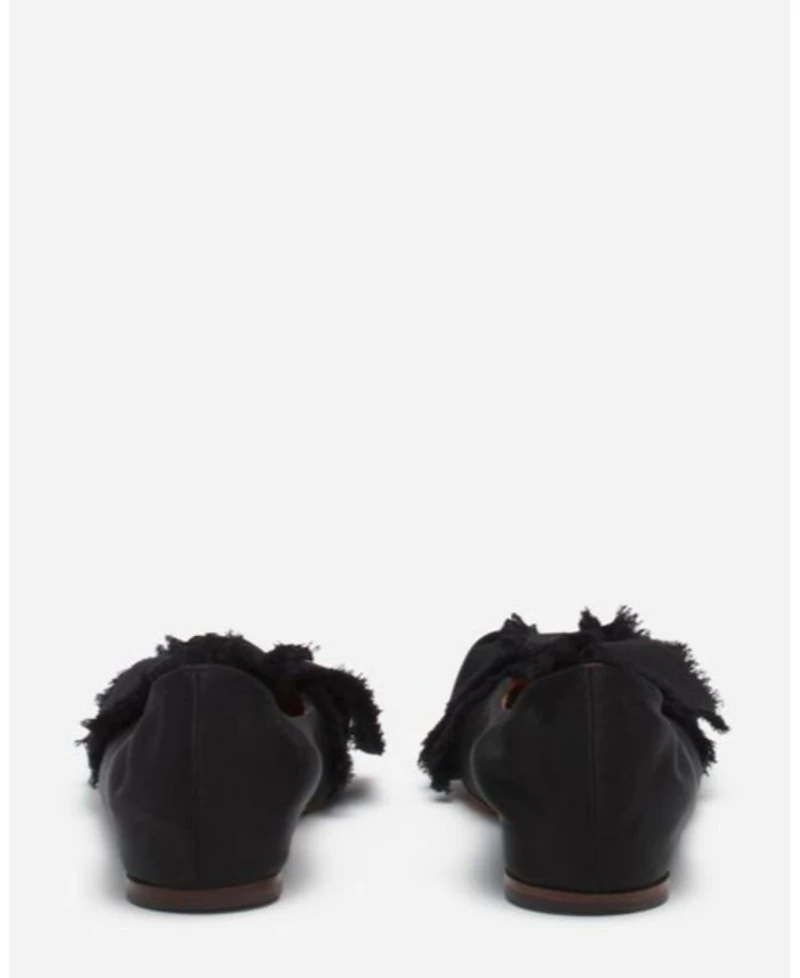 Women's Ballerina Flat with A Satin Bow