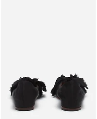 Women's Ballerina Flat with A Satin Bow