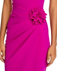 Glenaly Flower Appliqué Dress