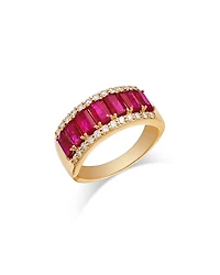 Bloomingdale's Ruby & Diamond Band