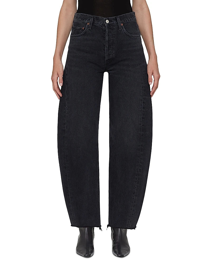 Agolde Luna High Rise Pieced Taper Jeans