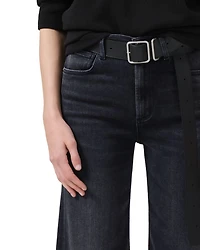 Lyra High Rise Cropped Wide Leg Jeans Medallion