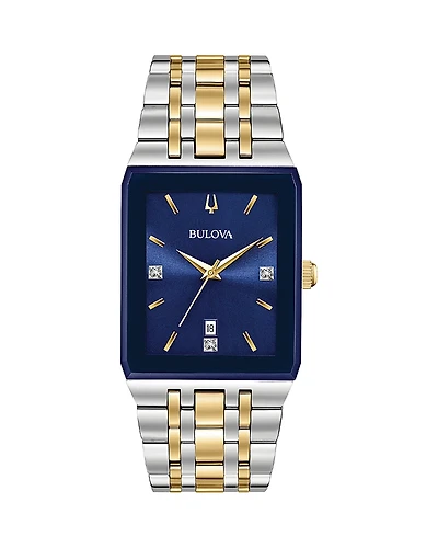 Bulova Modern Quadra Watch, 31mm x 45mm
