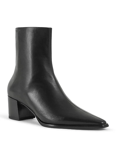 Women's Giselle Pointed Toe Block Heel Ankle Boots