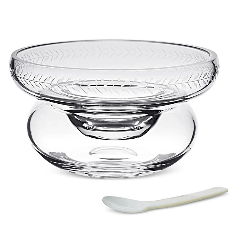 Ada Caviar/Seafood Server with Spoon