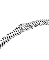X Bracelet with Diamonds
