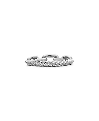 8K White Gold Stax Diamond Link Statement Ring