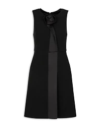 Rosette Trim Dress