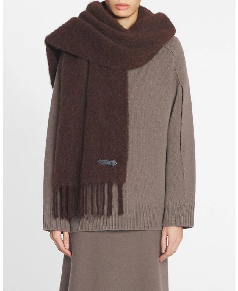 Fringed Scarf Wool