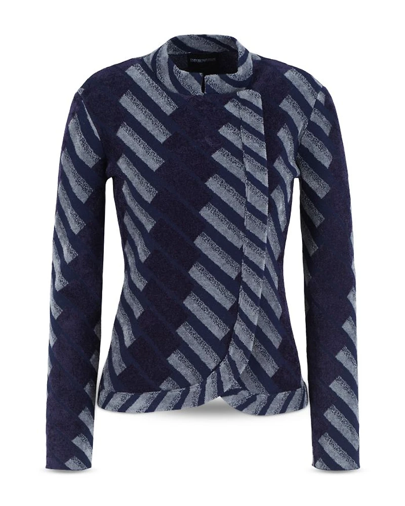 Geometric Chenille Jacket