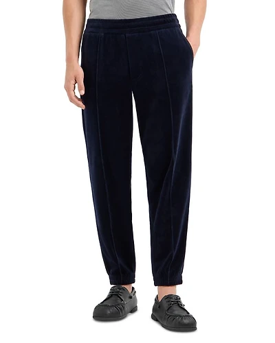 Cotton & Nylon Chenille Regular Fit Joggers