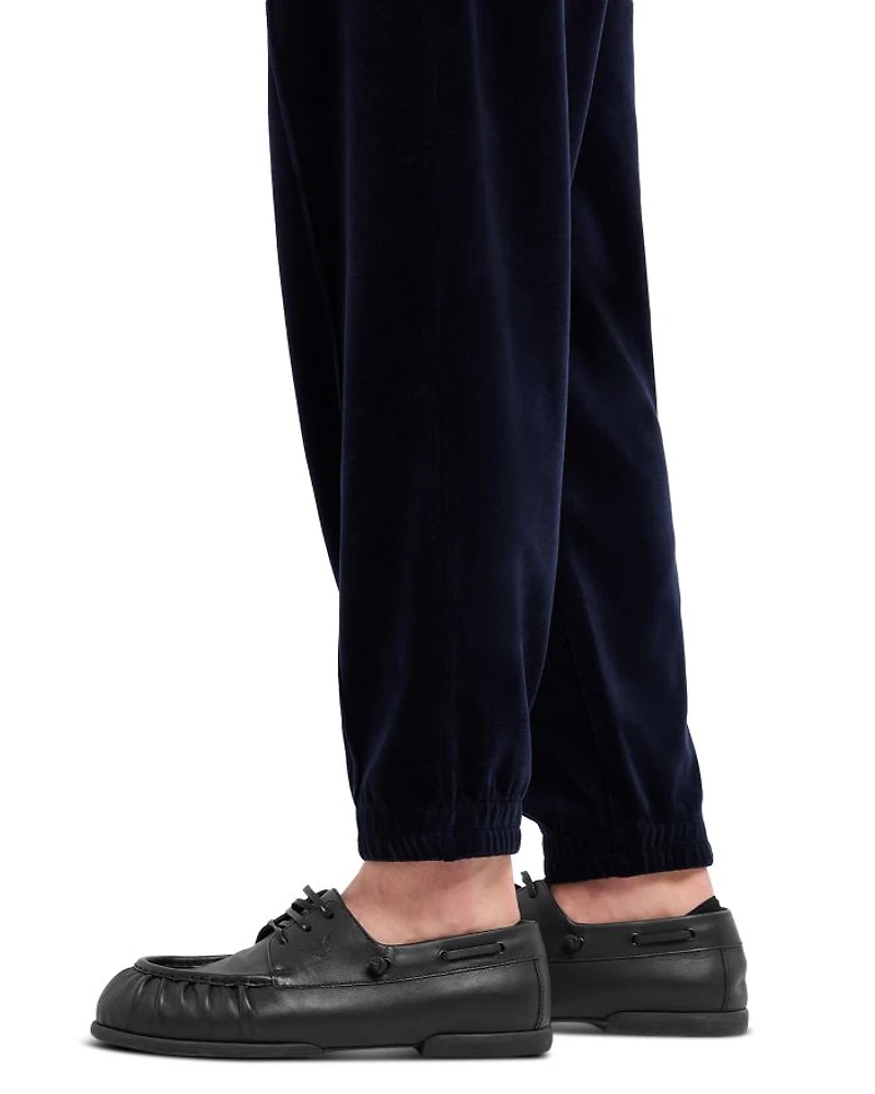 Cotton & Nylon Chenille Regular Fit Joggers