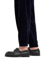 Cotton & Nylon Chenille Regular Fit Joggers
