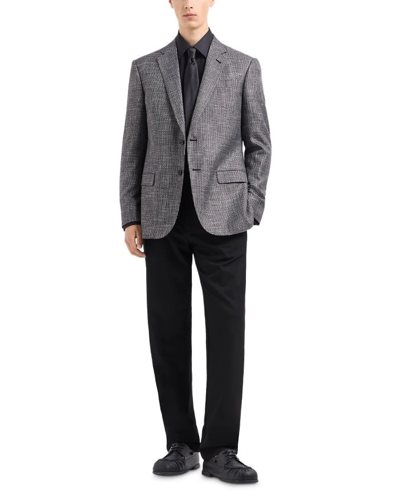 Mini Check Gline Single Breasted Blazer