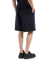 Cotton Blend Double Jersey Regular Fit Bermuda Shorts