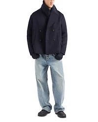 Relaxed Fit Stonewashed Jeans Blue