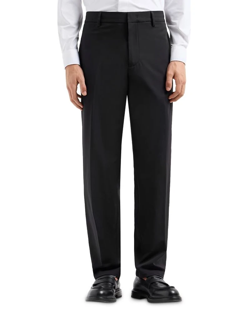 Technical Nylon Stretch Regular Fit Pants