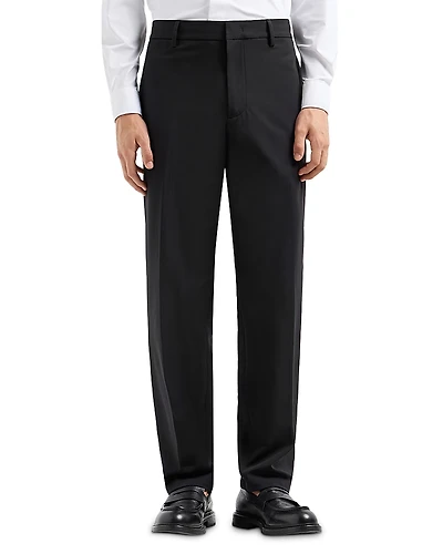 Emporio Armani Technical Nylon Stretch Regular Fit Pants